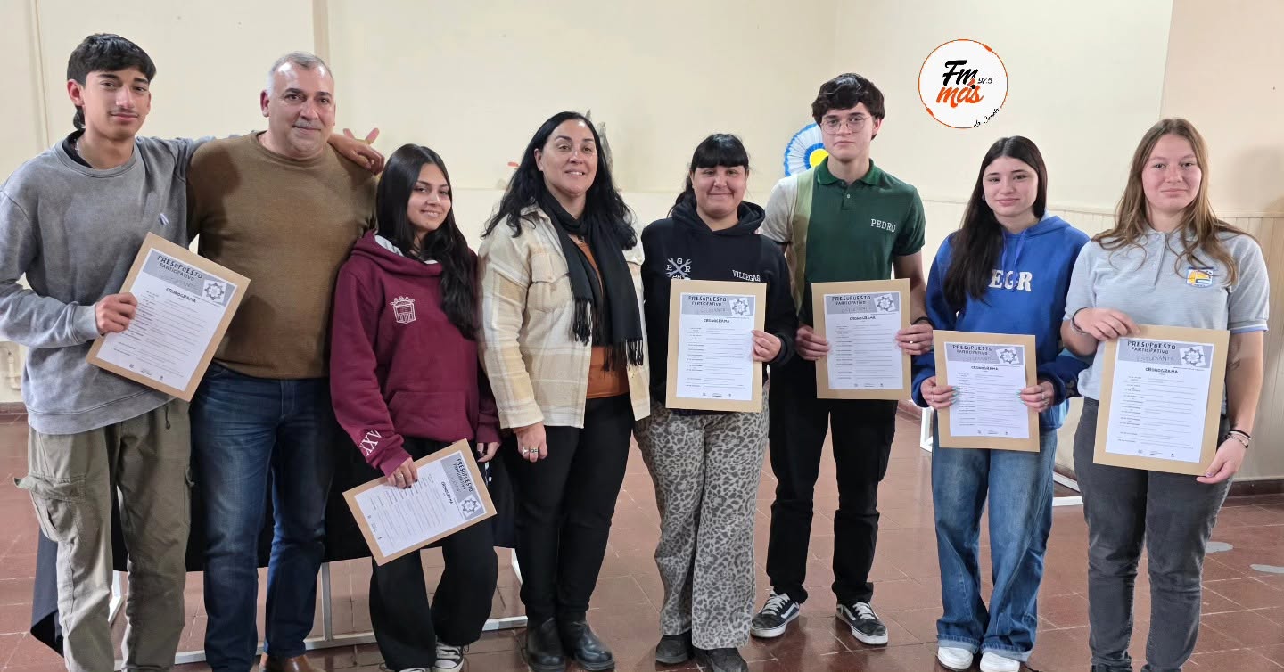 La Municipalidad de La Carlota impulsa el Presupuesto Participativo destinado a estudiantes de los cursos finales de secundario.