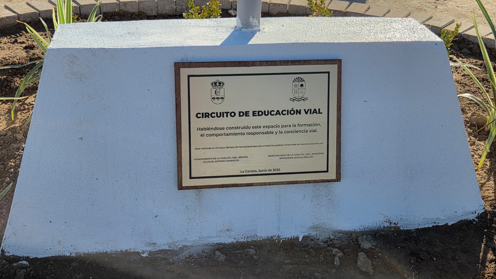 La Carlota cuenta desde hoy con un nuevo Circuito Vial para la educación de los más jóvenes.