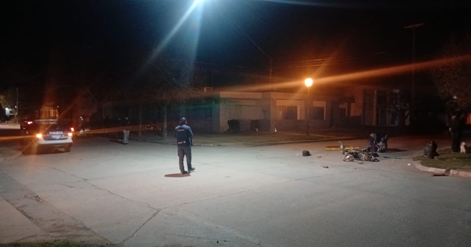 Grave accidente de tránsito deja dos heridos de consideración.